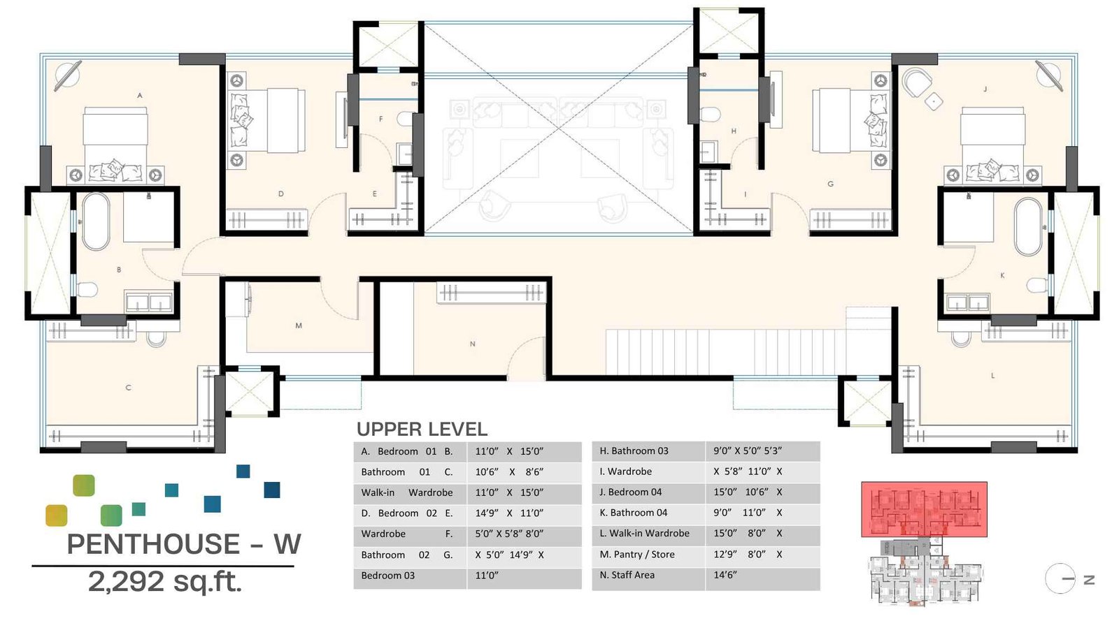 32-Elements-Penthouse-Floor-Plan-2292-sqft